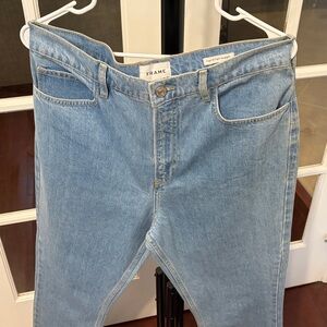 FRAME Size 30 Light Straight Leg Denim